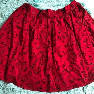 Hello Kitty circle skirt.